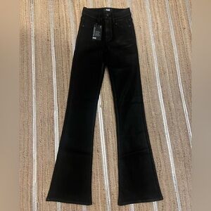 High Rise Laurel Canyon Bootcut Jean - Black Fog Luxe